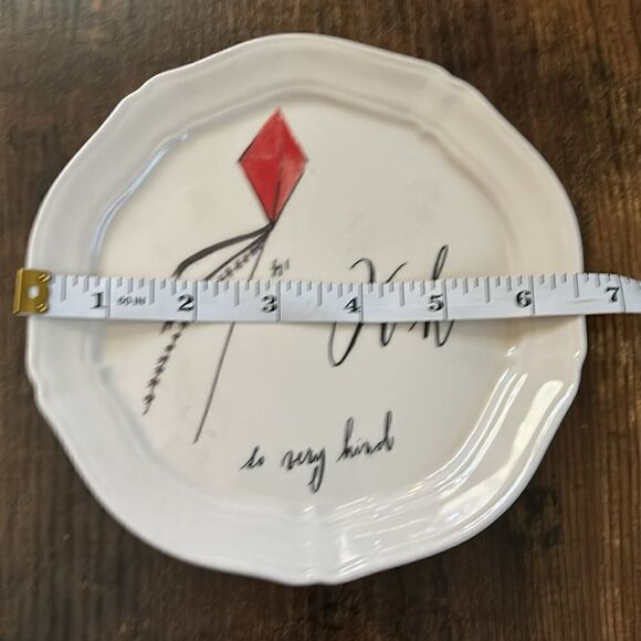 Anthropologie Linea Carta Canape Plate Letter K So Very Kind Diva Pyari NWT - Picture 6 of 6